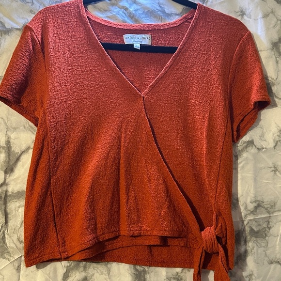 Superlight Jacquard Cropped Top in Spiced Cinnamon – Texture & Thread- Madewell - Picture 1 of 4